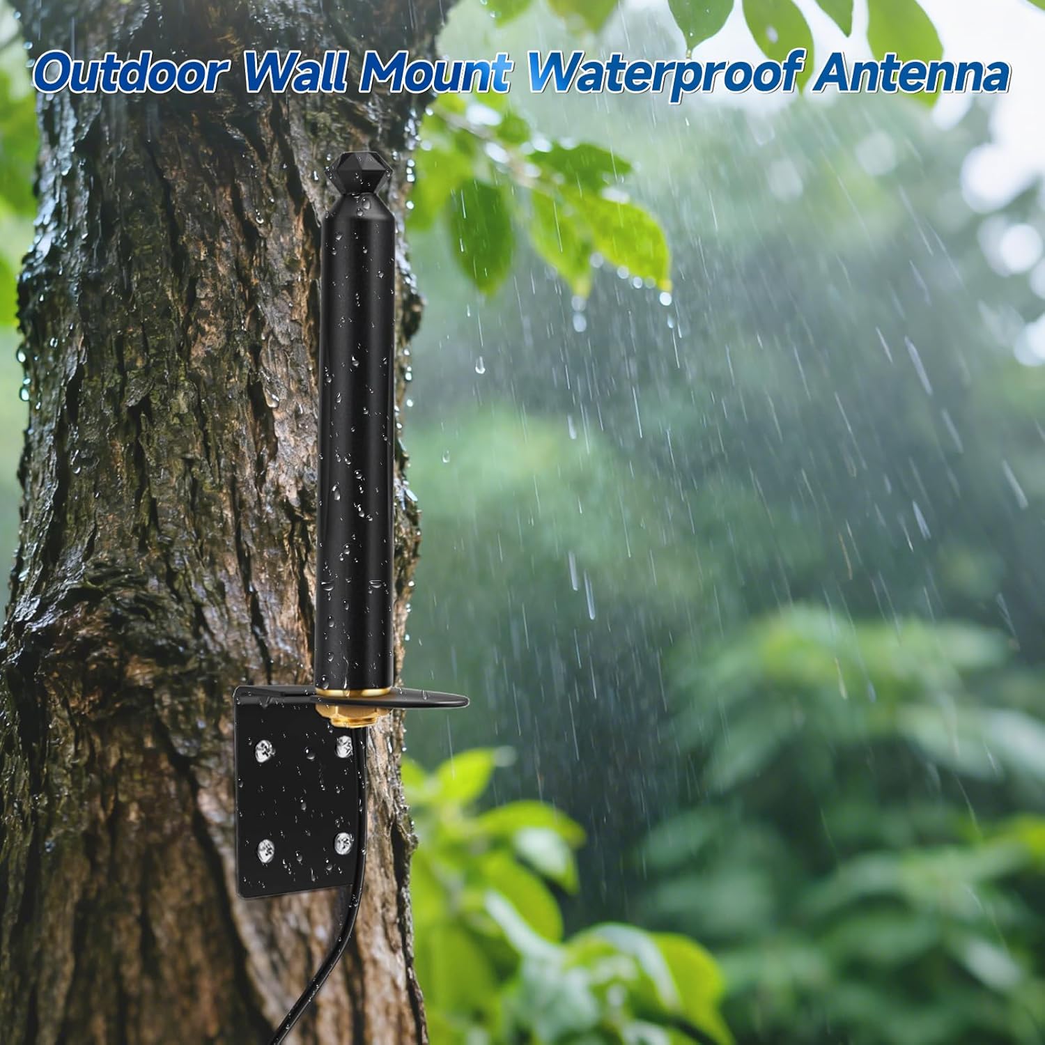 Superbat 4G LTE Outdoor Wall Mount Cellular Antenna Waterproof SMA Male Antenna for Verizon AT&T T-Mobile Sprint 4G LTE Router Gateway Modem Trail Camera