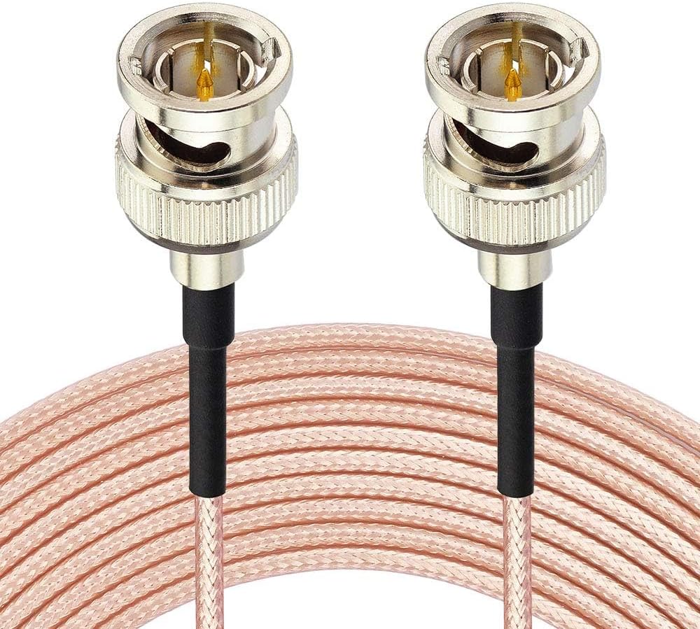 Superbat 5ft SDI Cable - BNC Connector, 75 Ohm RG179 Jumper for Cameras and Video Equipment, Supports HD-SDI/3G-SDI/4K/8K
