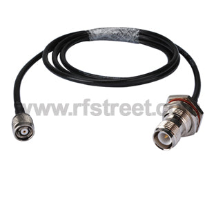 Custom-RF-cable-assembly-RP-TNC-male-to-RP-TNC-female-bulkhead-O-ring-Patch-Lead-LMR195_AC-T02BO-T02SP-L19-500_PT00