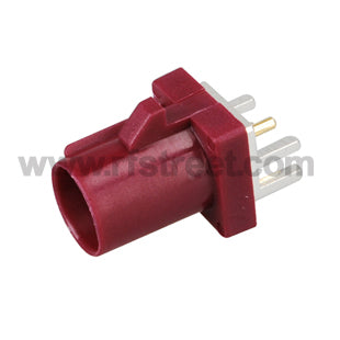 Fakra-Plug-End-Launch-PCB-mount-straight-Bordeaux-for-Violet-Car-GSM_F03-SPEDM-D_PT02