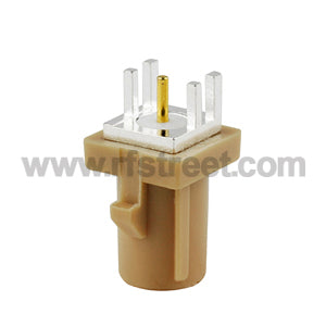Fakra-SMB-Male-PCB-mount-Plug-End-Launch-Beige-Blutooth-RF-connector_F03-SPEDM-I_PT00