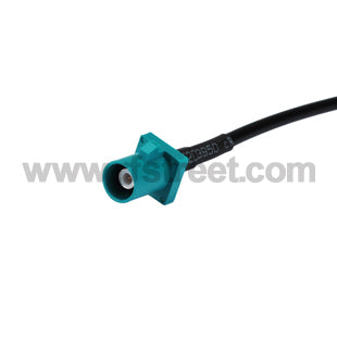 Fakra-plug-Z-straight-to-GT5-1S-green-Jack-pigtail-cable-RG174-RF-cable-assembly_AC-F03ZSP-GT5GSJ-174-30_PT01