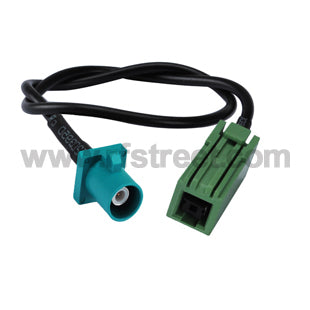 Fakra-plug-Z-straight-to-GT5-1S-green-Jack-pigtail-cable-RG174-RF-cable-assembly_AC-F03ZSP-GT5GSJ-174-30_PT02