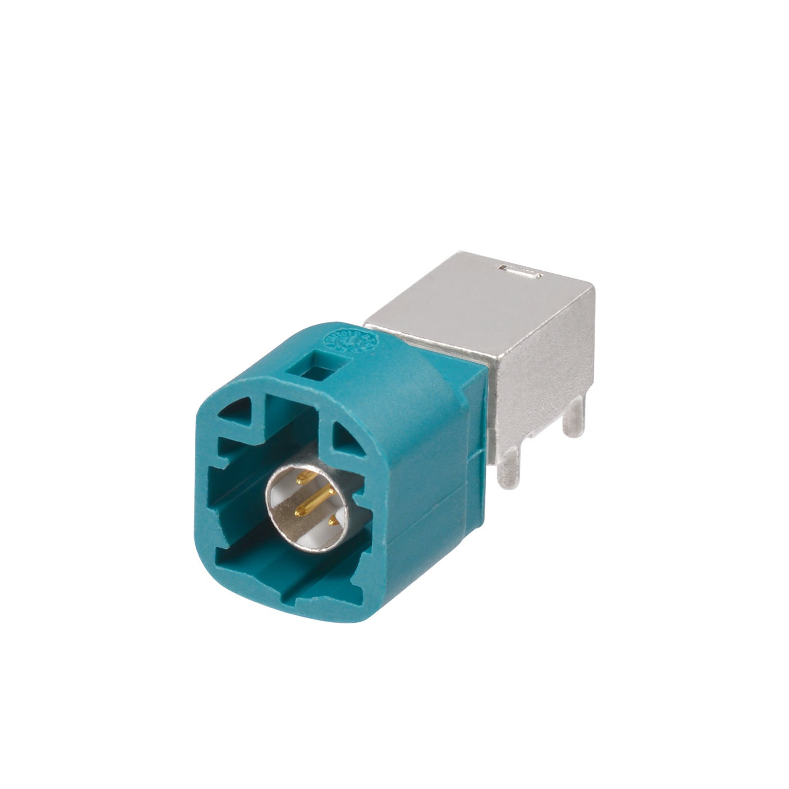 HSD-RF-Connector-Fakra-4pin-Code-Z-Jack-PCB-mount-right-angle-RF-car-connector_F03-RJPT4-Z_PT00