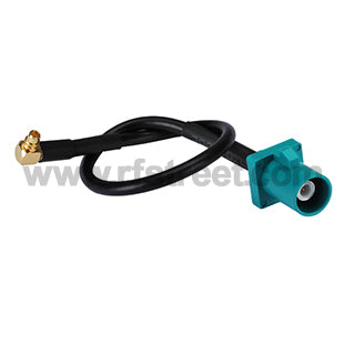 MMCX-Plug-RA-to-Fakra-Plug-Z-pigtail-50-Ohm-Cable-RG174_AC-F03ZSP-M01RA-174-15_PT00