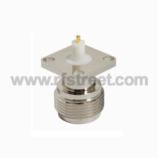 N-4-Hole-panel-Mount-Jack-with-solder-post-RF-Connector_N01-FJHL4-41BS01_PT00