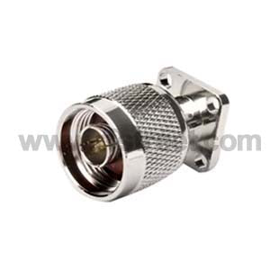 RF-Connector-N-4-Hole-panel-Mount-Plug-with-solder-post-terminal_N01-FPHL4-41BS01_PT00
