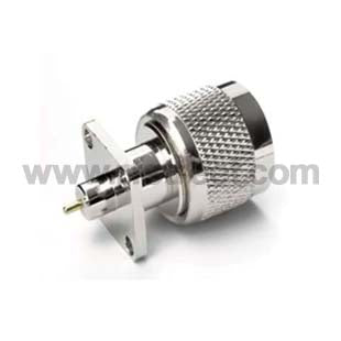 RF-Connector-N-4-Hole-panel-Mount-Plug-with-solder-post-terminal_N01-FPHL4-41BS01_PT01