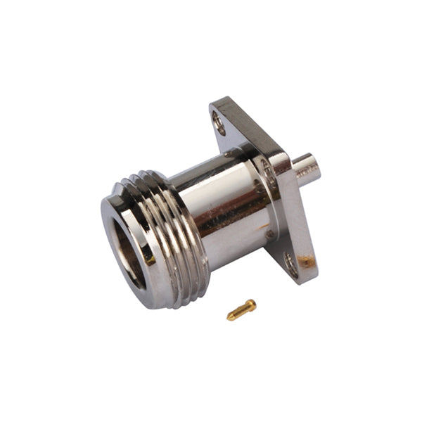RF-Connector-N-Solder-Jack-4-hole-Flange-mount-for-Semi-rigid-086_N01-FJS08HL4-41BS01_PT00