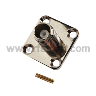 RF-Connector-TNC-Solder-Jack-with-4-hole-Panel-Mount-for-RG402-Semi-Rigid-141_T01-FJS14HL4-41BS00_PT00