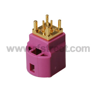 RF-Fakra-Connector-Jack-Straight-4-PCB-mount-Contact-pin_F03-SJPT4-H_PT00