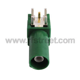 RF-Fakra-Connector-Plug-PCB-mount-Right-angle-Green-6002-Car-TV1_F03-RAPT4-E_PT02