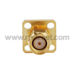 RF-RP-SMA-Connector-4-hole-panel-mount-Plug-with-solder-Post-terminal_S02-FPHL4-11BS00_PT01