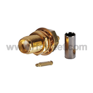 RF-RP-SMA-Connector-Crimp-Jack-male-pin-bulkhead-for-LMR100_S02-BH316-11BS00_PT00