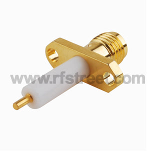 RF-SMA-Connector-2-hole-panel-mount-jack-with-long-dielectric-and-solder-Post_S01-FJHL2-11BS03_PT00