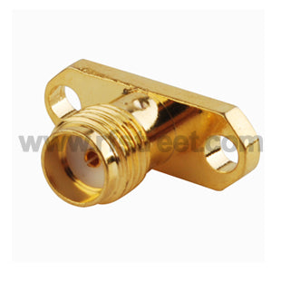 RF-SMA-Connector-2-hole-panel-mount-jack-with-long-dielectric-and-solder-Post_S01-FJHL2-11BS03_PT01