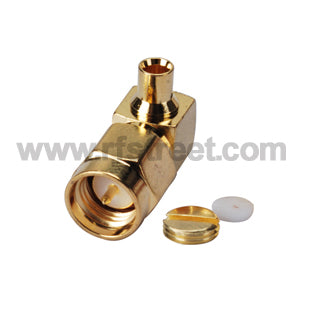 RF-SMA-connector-Crimp-Plug-right-angle-for-LMR195_S01-RAL19-11BS00_PT00