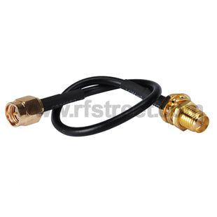 RF-cable-assembly-SMA-male-to-RP-SMA-male-bulkhead-straight-pigtail-cable-RG174-Wi-Fi-Radios_AC-S01SP-S02BH-174-20_PT00