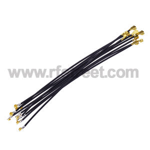 RF-coaxial-coax-cable-assembly-U-FL-plug-RA-panle-receptacle-to-U-FL-Female-ringht-angle-1-13MM-cable-10cm_AC-U04RP-U04RJ-F13-10_PT02