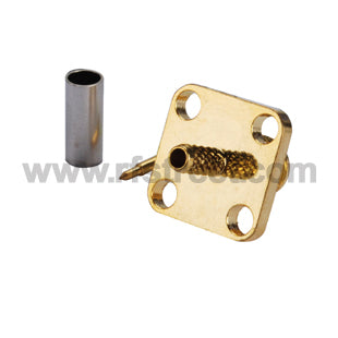 RP-SMA-Connector-Crimp-Jack-male-pin-Flange-for-LMR100_S02-FJ316HL4-11BS00_PT00