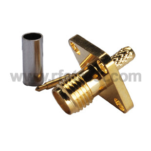 RP-SMA-Connector-Crimp-Jack-male-pin-Flange-for-LMR100_S02-FJ316HL4-11BS00_PT02
