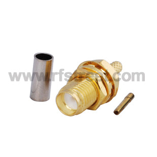 SMA-connector-Crimp-Jack-Bulkhead-with-Nut-Straight-for-LMR100_S01-BH316-11BS00_PT01