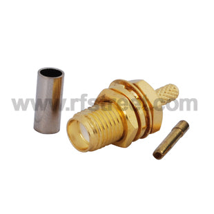 SMA-connector-Crimp-Jack-Bulkhead-with-Nut-Straight-for-LMR100_S01-BH316-11BS00_PT02