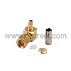 SMC-Crimp-Plug-Right-Angle-connector-for-RG174-RG178-RG316-LMR100_S07-RA316-11BS00_PT00