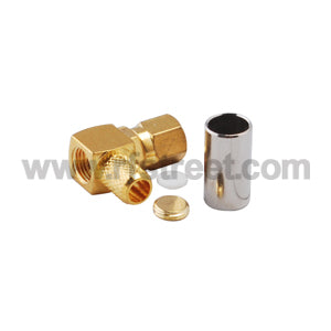 SMC-Crimp-Plug-Right-Angle-connector-for-RG58-RG400-RG142-LMR195_S07-RAL19-11BS00_PT01